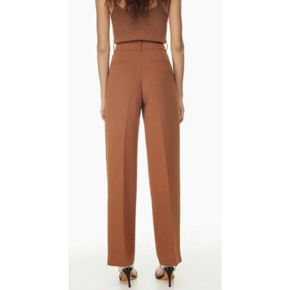 Wilfred Brown Straight Leg Pants - Picture 2 of 7